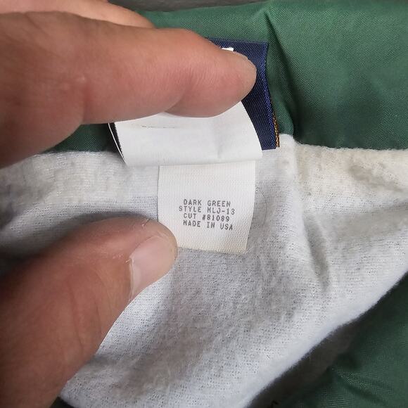 Vintage Hilton Apparel Jacket XL Green 80s Windbreaker Workwear Dad Grandpa - Picture 7 of 12